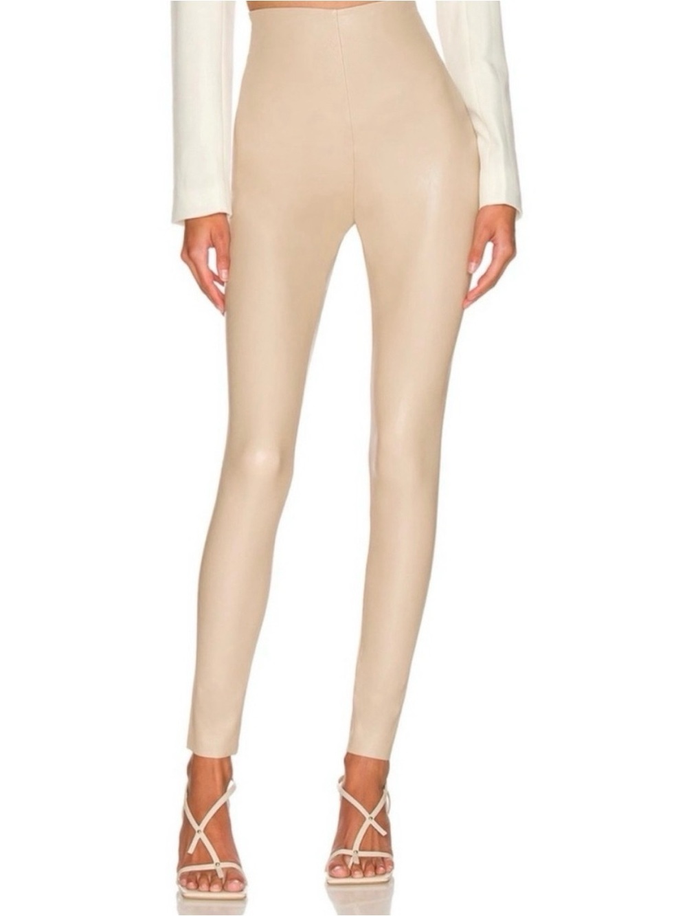 Commando High-Waisted Leggings in Beige small
